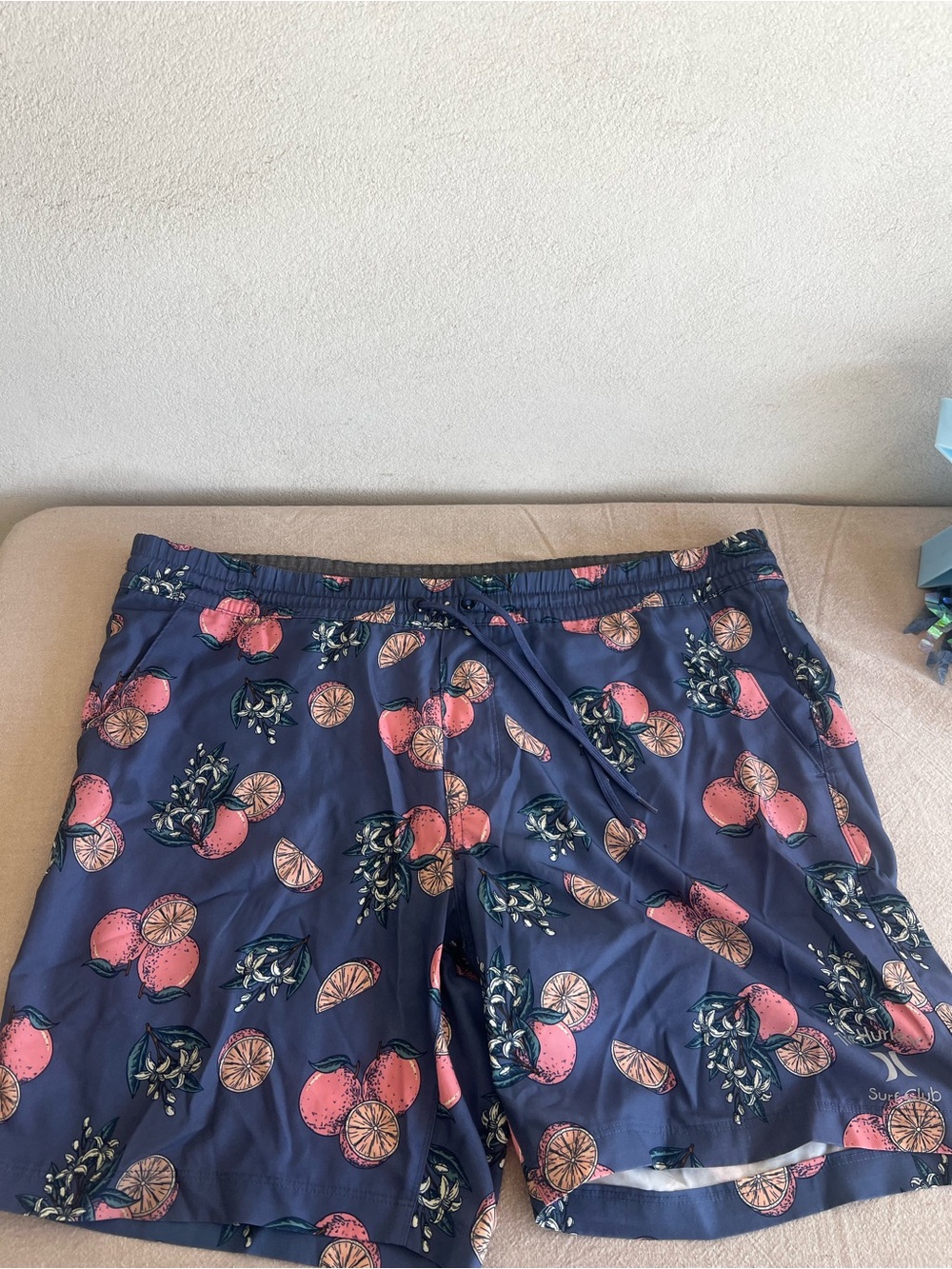 Hurley Orange-Print men’s Swim Shorts